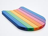 NMC Schwimmbrett Schwimmhilfe Kickboard Comfy Kick Board Bunt Regenbogenfarben 48x30x3cm