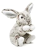 Uni-Toys - Hase mit Schlappohren, klein - Dunkelbraun-meliert - superweich - 15 cm (Höhe) - Plüsch-Kaninchen - Plüschtier, Kuscheltier