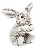 Uni-Toys - Hase mit Schlappohren, klein - dunkelbraun-meliert - superweich - 15 cm (Höhe) - Plüsch-Kaninchen - Plüschtier, Kuscheltier