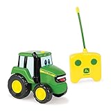 Spielzeugtraktor John Deere 'Johnny Traktor' in grün, ferngesteuerter Kindertrecker aus Kunststoff, ab 18 Monate, zum Spielen und Sammeln, Kinder Autos, für Drinnen und Draußen, Spielzeug für Jungen