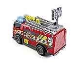 Dickie Toys – Feuerwehrauto – mit echter Wasserspritze, Sirene und Licht, Freilauf, 15 cm lang, Spielzeugauto für Kinder ab 3 Jahren