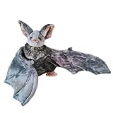 Bat Plush Toy - 30,5 cm Größe, gemütliche Halloween-Puppe im gotischen Stil für Kinder | Kinderkollektion, Ausstellungsregal, Kinderzimmer, Schlafzimmer, | Auto, Kinderbett, Geburtstag
