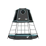 TP Toys Explorer Metal Climbing Frame Black Edition - Outdoor & Garden Den, Adventure Playmat & Cargo Net Entrance Gardens, Outdoor Toys for Kids, Suitable for Kids Aged 3-12 Years