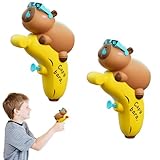 2 Stück Wasserpistole in Capybara-Form, Water Spray Guns, Capybara Wasserpistole, Capybara Water Fight Toy, Spritzpistole Wasser, Water Blaster Spielzeug, Capybara Water Wasserpistole Kinder