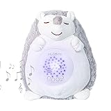 HuBorns - Nachtlicht Kuscheltier mit weißem Rauschen - Einschlafhilfe für Kinder - Geschenke für eine Babyparty - Nachtlicht Plüschtier zum Einschlafen - Weisses Rauschen Baby Sound Machine