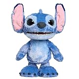Just Play Disney Ultimate Stitch – Funktionsplüschtier, 100+ Geräusche und Reaktionen, ab 3 Jahre, 43cm, interaktiv, Kuscheltier