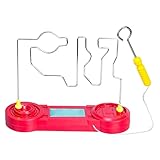 F Fityle Elektrisches Bump-Labyrinthspiel, stabiles Touch-Puzzlespiel, Geschenk, einfach zu bedienendes Kollisions-Buzz-Wire-Spiel, interaktives Spiel für, Einstufig