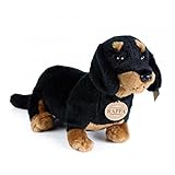 Kuscheltier Hund Dackel 30 cm schwarz-braun Plüschhund Plüschtier Teddys Rothenburg