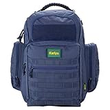 Kariyu Wickelrucksack DaddyPack 35 Liter mit Wickelunterlage Dunkelblau