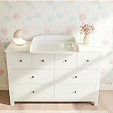 Heldenzimmer Wickelaufsatz Hemnes Kommode [108 & 160cm] ohne Lücke zur Wand- Für große und kleine Hemnes Kommode