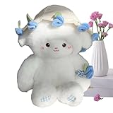 Generisch Baby Lamm Plüschtier | 30 cm Süßes Kuscheliges Weiches Plüschtier | Lamm,Für Kinder Und Baby Und Mädchen Frauen Erwachsene Sammler