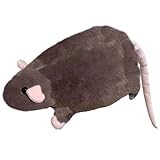 Xiyocadt Plüschmäuse, Niedliche Maus Kuscheltier Puppe, Simulation Maus Plüschtier, Flauschiges Ratte Stofftier, Plüsch Gefüllte Spielzeug für Kinder Mädchen Rollenspiel Stressabbau (35cm,Braun)