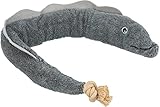 TRIXIE Be Nordic Plüschtiere für Hunde Aal Karl – maritimes Kuscheltier für Hunde zum Spielen und Kuscheln – robust & langlebig – aus Plüsch/Tau - 36048