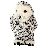 Pamer-Toys Plüschtiere, Stofftiere, Kuscheltiere - Schneeeule mit drehbaren Kopf, weiß-grau