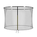 Baunsal® Trampolin Sicherheitsnetz Ø 305 cm (FGIS) für 4 Netzstangen Netzhöhe 180 cm Ersatzteile Trampolin Netz Trampolin Schutznetz Sicherheitsnetz Kinder Trampolin Ersatznetz Trampolin Outdoor