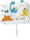 Dalber kinder Wandlampe, Kinderlampe Wandleuchte kinderzimmer Dinosaurier Tiere Dinos, 73458, E27