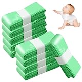 10 Stück Windeleimer Nachfüllkassetten,6.5m Windeleimer Nachfüllfolie kompatibel mit Tommee Tippee Sangenic Tec+Simplee Sangenic + Twist & Click,Dicke Nachfüllfolie Katzeneimer,Geruchssicherheit