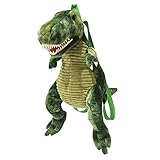 3D Dinosaurier Rucksack Kuscheltier Kinder Niedlichen Tier Rucksack Tyrannosaurus Rex Plüsch Kinderrucksack Kleinkind Dinosaurier Tasche Cartoon Plüschrucksack für Mädchen Jungen Kreative Geschenke