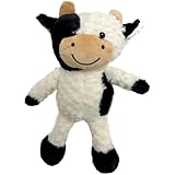 GYHWOFUL Kuscheltier Kuh 30CM, Niedliches Kuh Stofftier Spielzeug, Weiches Flauschiger Schwarz Weiß Kuh Plüschtier, Plüsch Stuffed Animals, Geschenke für Kinder Jungen Mädchen, Home deko (Stehend)