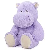 MorisMos Jumbo Plüsch Nilpferd Hippo, großes Flusspferd Kuscheltier XXL, 90cm Riesen Nilpferd Plüschtier Stofftier Spielzeug, Geschenk Kinder Mädchen