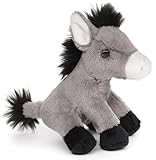 Uni-Toys - Esel Plushie, sitzend - 14 cm (Höhe) - Plüschtier, Kuscheltier