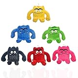 MAGIC SELECT 6 Monster der Gefühle. Farbe Monster Plüschtier. Lernspiel zum emotionalen Lernen für Kinder. Geburtstagsgeschenk, Kinderdekoration. (6 Farben, 15cm)