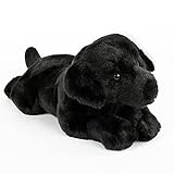 Uni-Toys Kuscheltier Hund Labrador schwarz 40 cm liegend Plüschtier Hunde Teddys Rothenburg