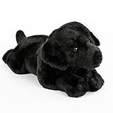 Teddys Rothenburg Kuscheltier Labrador liegend schwarz 40 cm Plüschtier Plüschlabrador