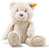 Steiff Bearzy Teddybär - 28 cm - Kuscheltier für Babys - Soft Cuddly Friends - weich & waschbar - beige (241536)