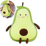 Alligatorbirne, grüne Avocado, Simulations-Avocado-Plüschtier, Puppen-Schlafkissen, Puppe, Urlaub, warmes Geschenk, Plüschtierkissen, Spielzeugkissen (65cm)