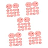 Operitacx 250 Stück Puppennase Zubehör Plüschtiere Nase Wildnase Basteln Puppen Nase Bärennase Wildschweinnase Basteln Schweinenase Stofftier Nasenbären Herstellung Von