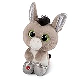 NICI Glubschis: Das Original – Glubschis Esel Donki 15cm – Kuscheltier Esel mit großen Augen – Flauschiges Plüschtier mit großen Glitzeraugen – Schmusetier für Kuscheltierliebhaber