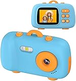 Miavogo Kinderkamera Niedlich Fotokamera Digitalkamera 8 Megapixel 2 Zoll Display Geschenk Spielzeug Kamera für Kinder Mädchen Junge ab 3 Jahre
