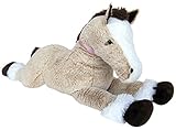 Wagner 9072 - Riesen Plüschtier XXL Plüsch Pferd - liegend - 120 cm Gross in hell-braun/beige