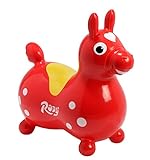 Ledraplastic 8002 Jakobs 4019960 - Rody Hüpfpferd, 3 Jahre, rot