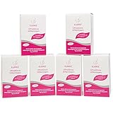 ELANEE 219-V1 Ultradünne Stilleinlagen, 6er Pack (6 x 24 Stück), weiß