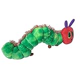 Herbests 40cm Kleine Raupe Nimmersatt Plüschtiere Weiche Raupen Kuscheltier Spielfigur Plüsch Kuschelkissen Gefüllte Tiergeschenke Tolles Geschenk für Jungen Und Mädchen Zum Fantasievollen Spielen