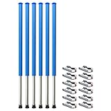 AWM Trampolin Sicherheitsnetz - Stangen 233 cm Pfosten Netzpfosten Netzstangen 244 305 366 400 430 460 cm Ersatzstangen -Set (6X Stangen-Set)