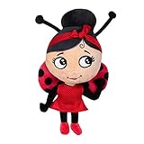 MISS NELLA weiches und kuscheliges Ladybird DOLL Marienkäfer Plüschtier. EIN tolles Geschenk für Kinder!