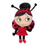 MISS NELLA weiches und kuscheliges Ladybird DOLL Marienkäfer Plüschtier. EIN tolles Geschenk für Kinder!