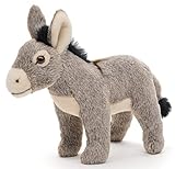 Uni-Toys - Esel grau, stehend - 20 cm (Höhe) - Plüsch-Esel - Plüschtier, Kuscheltier
