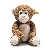 Steiff Bodo Affe 30 cm, Plüsch-Affe, Soft Cuddly Friends, Kuscheltier für Kinder, aus kuschelweichem Plüsch & weich und waschmaschinenfest