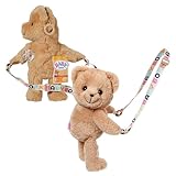 BABY Born Bärentasche - Umhängetasche im Bären-Design mit Schulterriemen - Hochwertiges Puppenzubehör - Geeignet für Kinder ab 3 Jahren