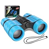 Fernglas Kinder, Fernglas für Kinder, Binoculars for Kids, Kinder Fernglas für Kinder ab 3-12 Jahre Jungen Mädchen, Outdoor-Spielzeug für Sport und Spielen im Freien(Blau)
