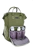 1 INSTAPHONE Baby Mutter-Kind Tasche Wickelrucksack Multifunktional Wickeltasche Reise Rucksack wasserabweisend (Grün)