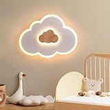FANLG LED Deckenleuchte kinderzimmer, 30CM Wandlampe Kinderzimmer Deckenlampe dimmbar mit Fernbedienung 3000-6000K, Wolkenlampe Kinderlampe Wandleuchte für Kinderzimmer/Schlafzimmer/Flur