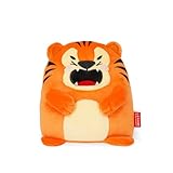 Legami - Plüsch Puppe Super Soft, Tiger-Thema, Mini-Format mit personalisier barem Ausweis, stehtvonallein, 14x15x12cm