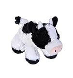 Wild Republic Hug'ems Plüschtier, Kuscheltier, Kuh 18cm