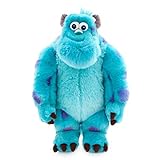 Disney Store Mittelgroßes Kuscheltier Sulley aus Die Monster AG, 38 cm / 14', knuddelige Figur aus weichem Stoff und mit plastischen Details, für alle Altersstufen geeignet