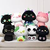 Mewaii 20CM Kuscheltier Plüschtier Kuscheltier Kawaii für Kinder Mond Augen Kuscheltier Pilzförmiges Stofftiere Weiches Wurfkissen Plüsch Kissen Stofftiere Geschenk über 3 Jahren